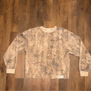 Comfrt Brand High Sierra Camo Crewneck Sweatshirt Sz Large